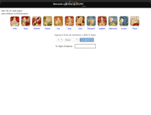 Tablet Screenshot of horoscopo.com